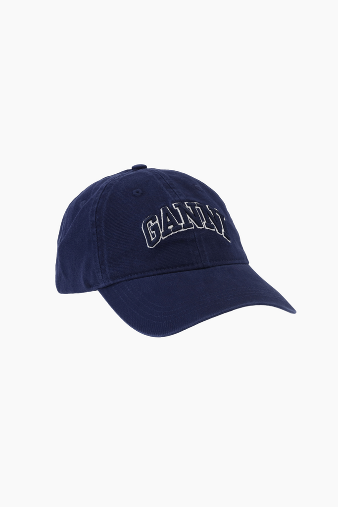 Washed Cotton Canvas Cap A6902 - Sky Captain - GANNI