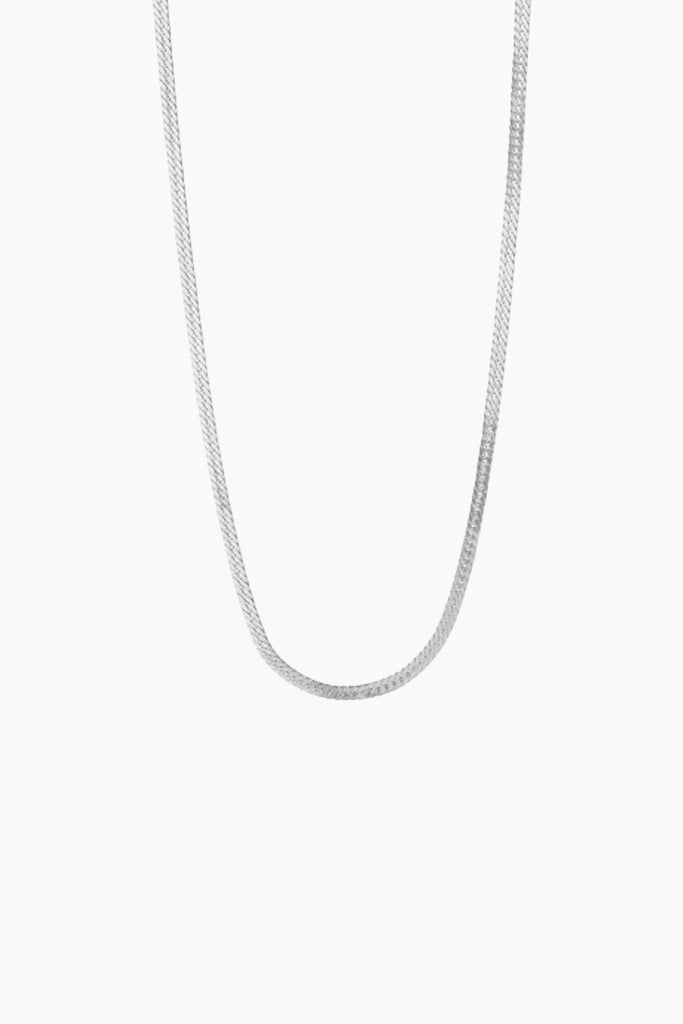 Kort ormhalsband - Silver - Stine A