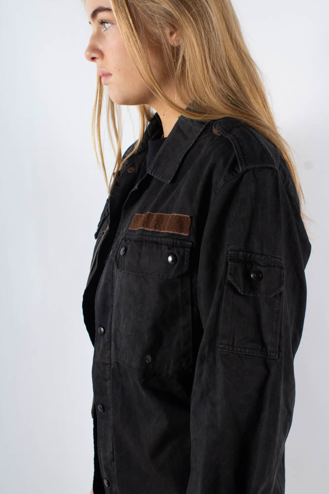 Vintage Army Jacket - Svart