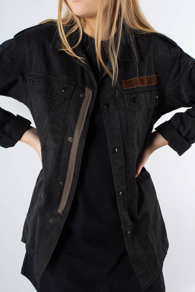 Vintage Army Jacket - Svart