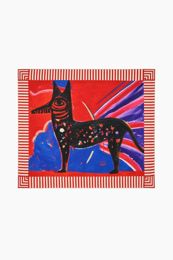 Farshad Scarf - Red Multi - Mads Nørgaard