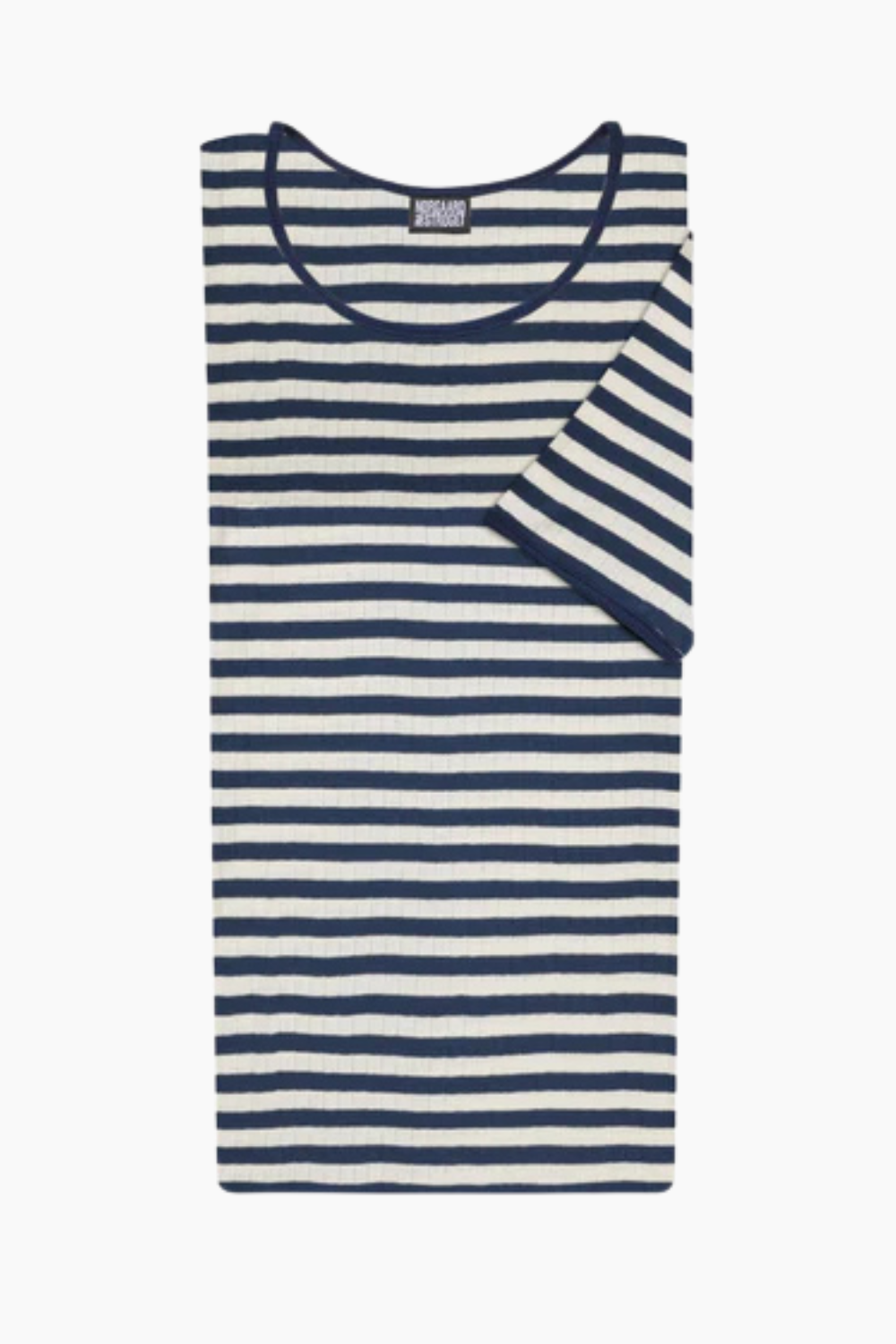 101 Short Sleeve Broadway - Marine/Ecru - Nørgaard på Strøget