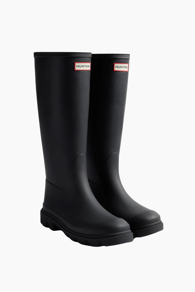 Unisex Downpour Tall Boot - Black - Hunter