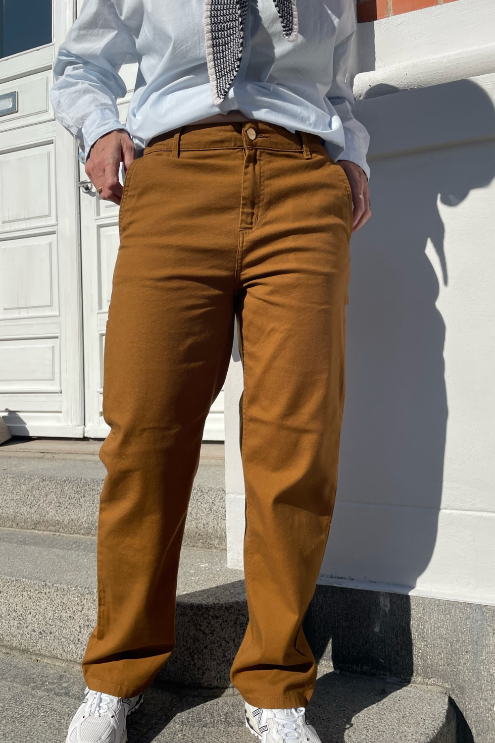 W' Pierce Pant Straight - Deep H Brown - Carhartt WIP