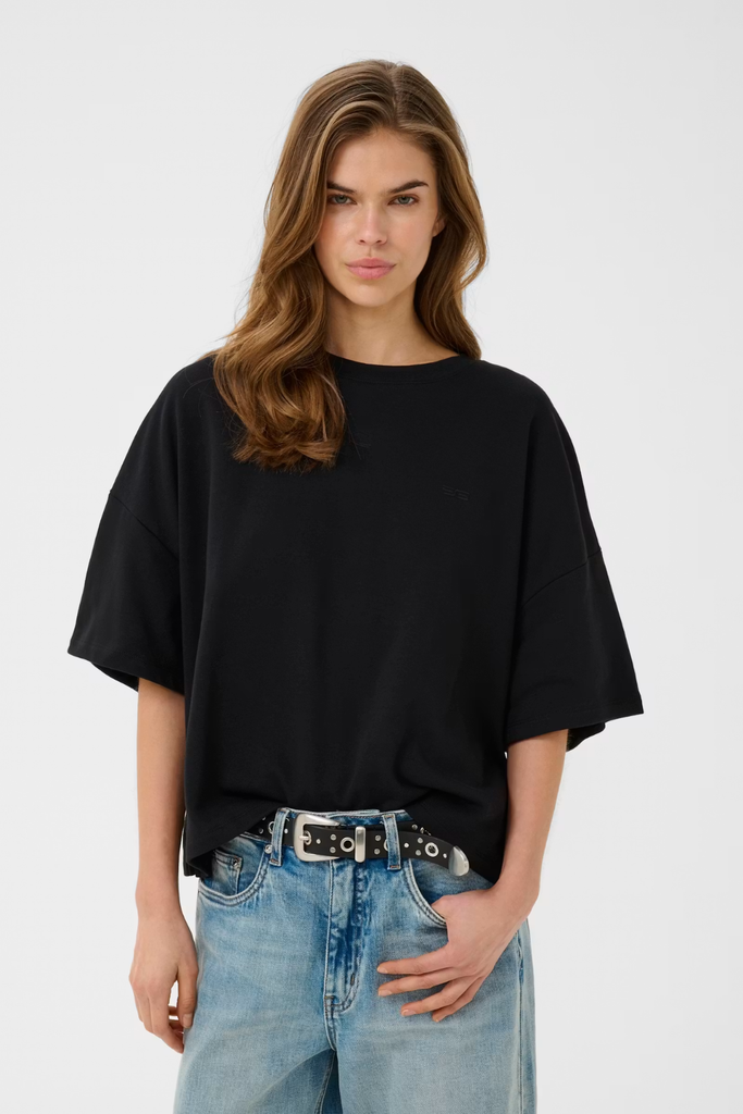 GZgilsa Sweat Tee - Black - Gestuz