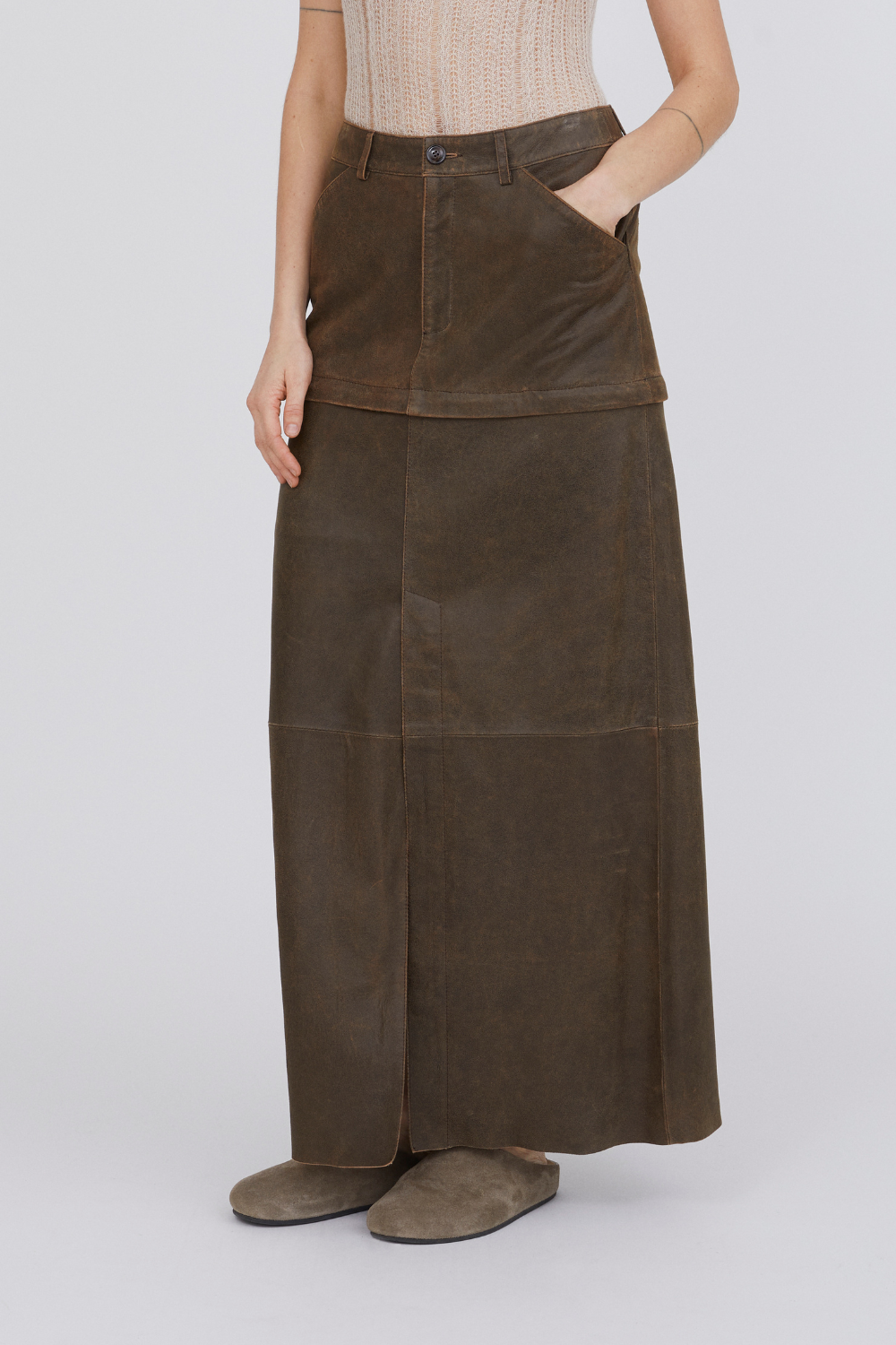 1 in 2 Skirt - Vintage Brown - H2O Fagerholt