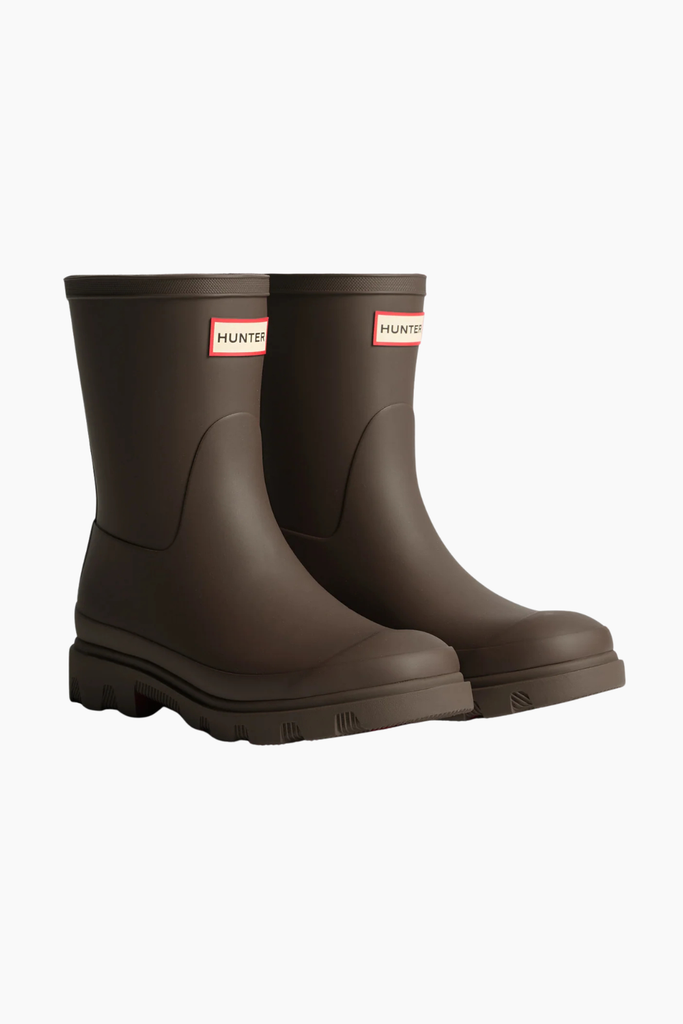 Unisex Downpour Short Boot - Chocolate Brown - Hunter