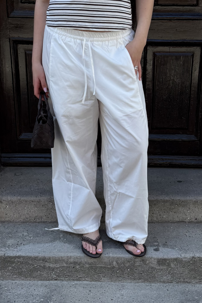 Ankers Balloon Pants - White - byQNTS