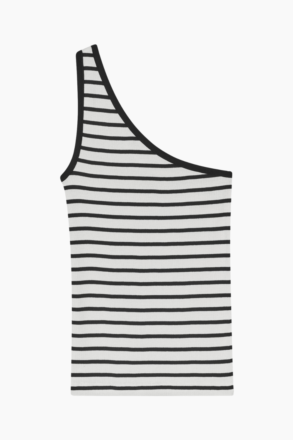 2X2 Cotton Stripe Kitty Top - Vanilla Ice/Black - Mads Nørgaard