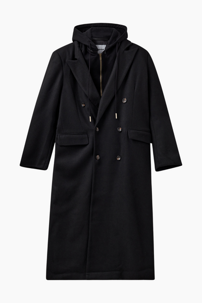 2 in 1 Coat - Black - H2O Fagerholt