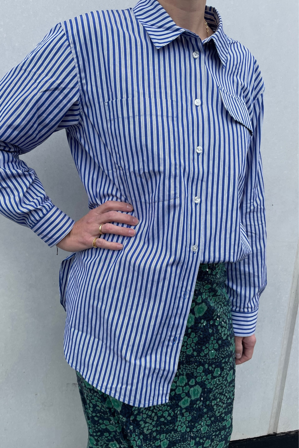 Molli Shirt - Classic Blue Stripe - Baum und Pferdgarten