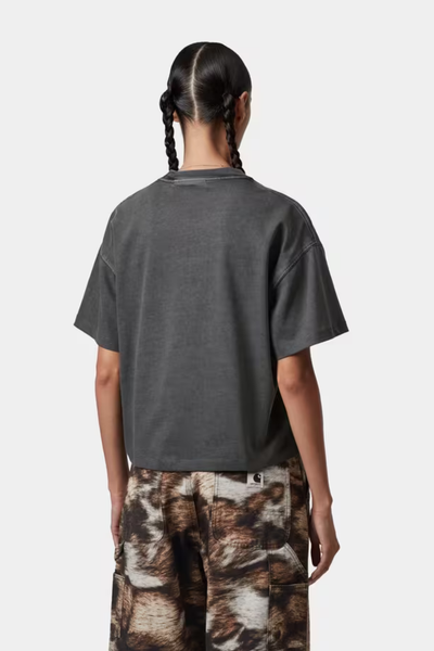 W' S/S Benton T-Shirt - Graphite Garment Dyed - Carhartt WIP