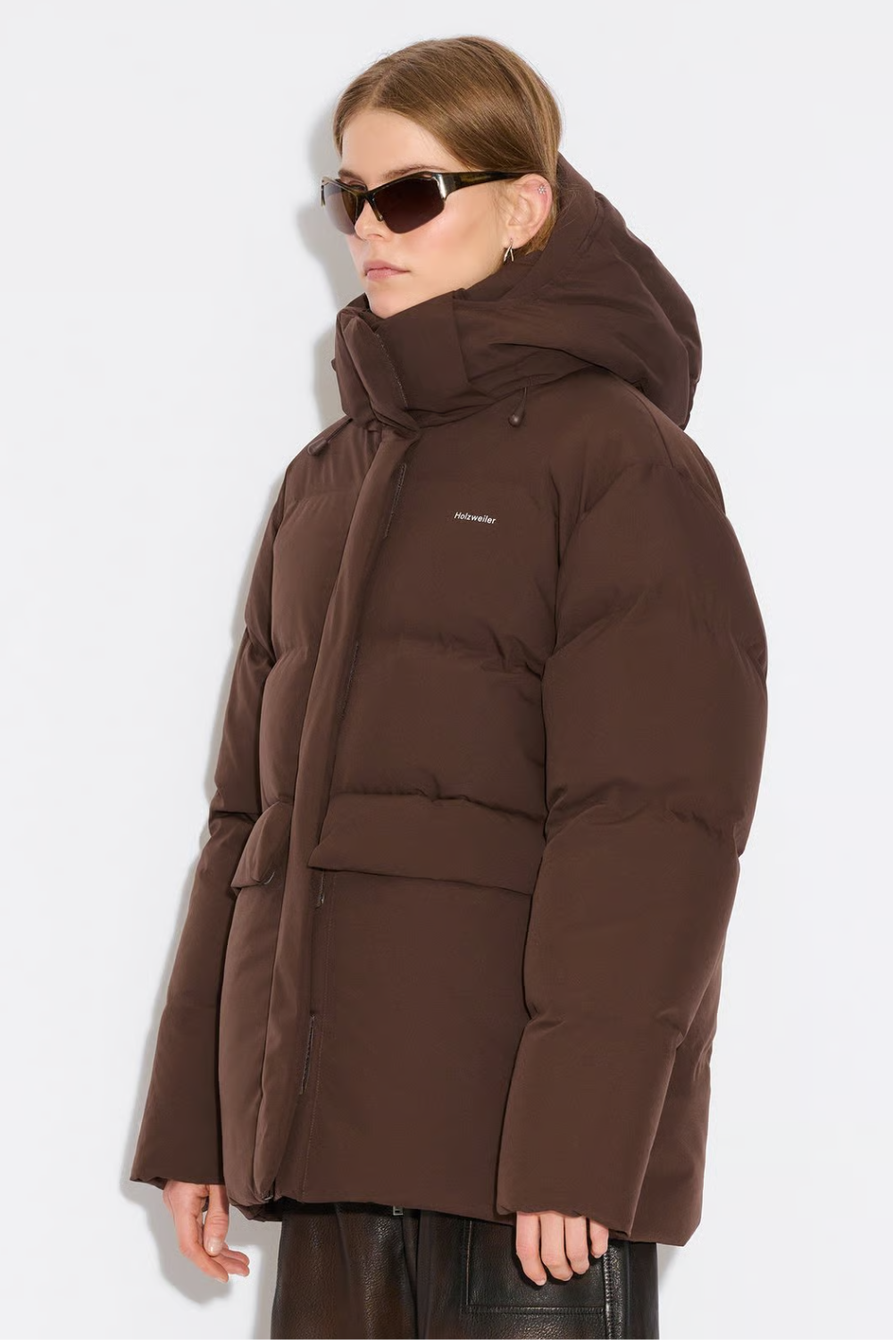 Besseggen Down Jacket - Brown - Holzweiler