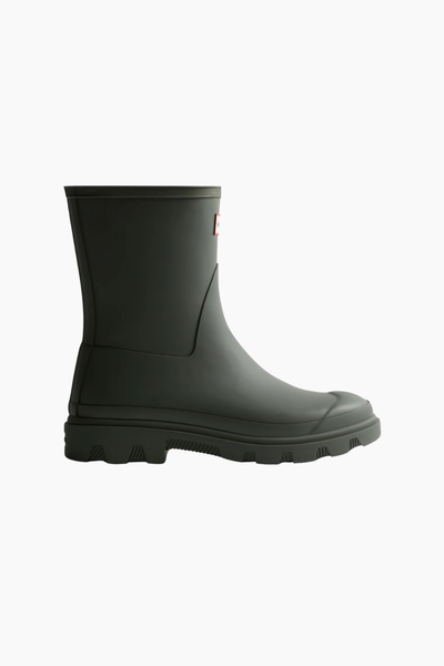 Unisex Downpour Short Boot - Dark Olive - Hunter