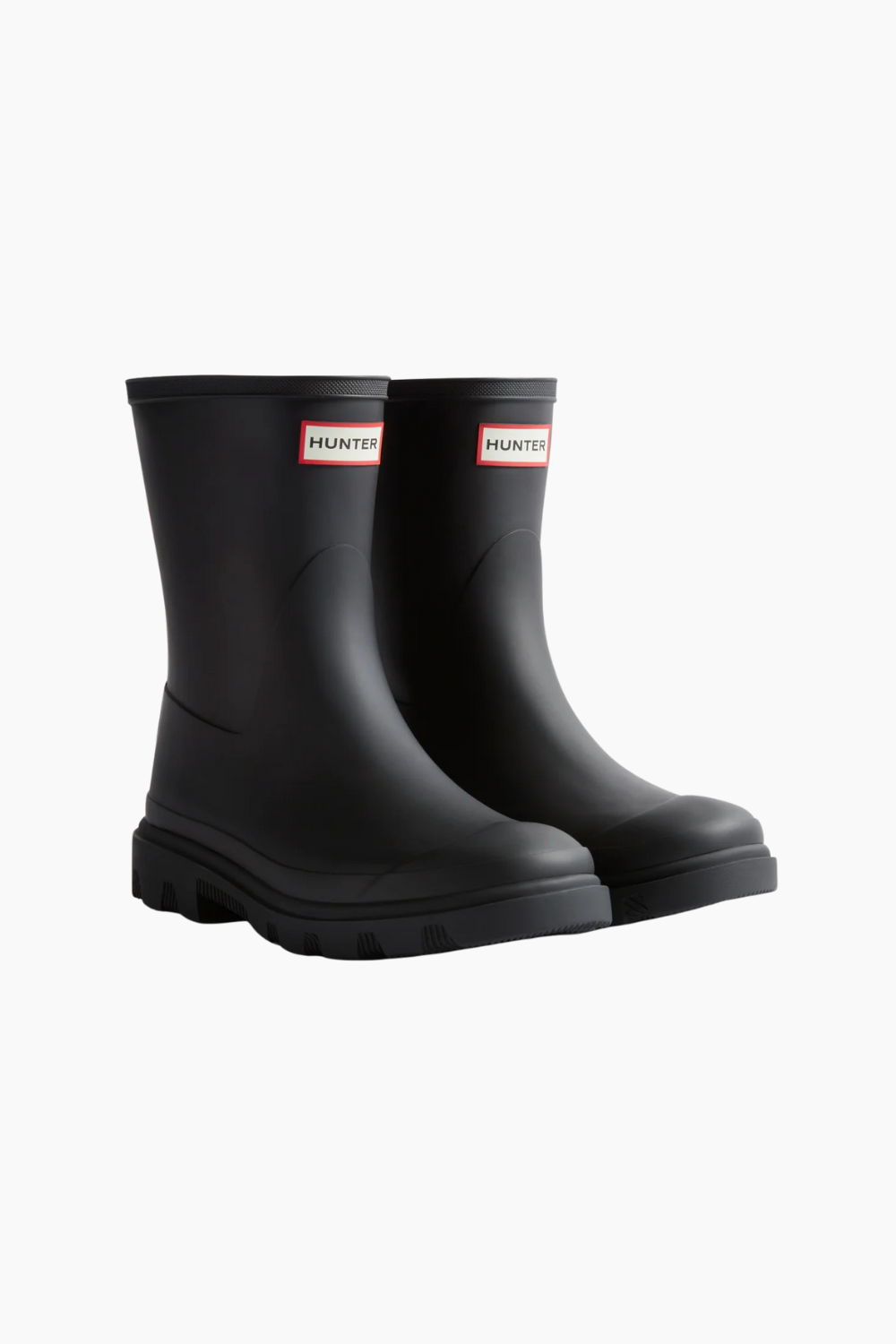 Unisex Downpour Short Boot - Black - Hunter