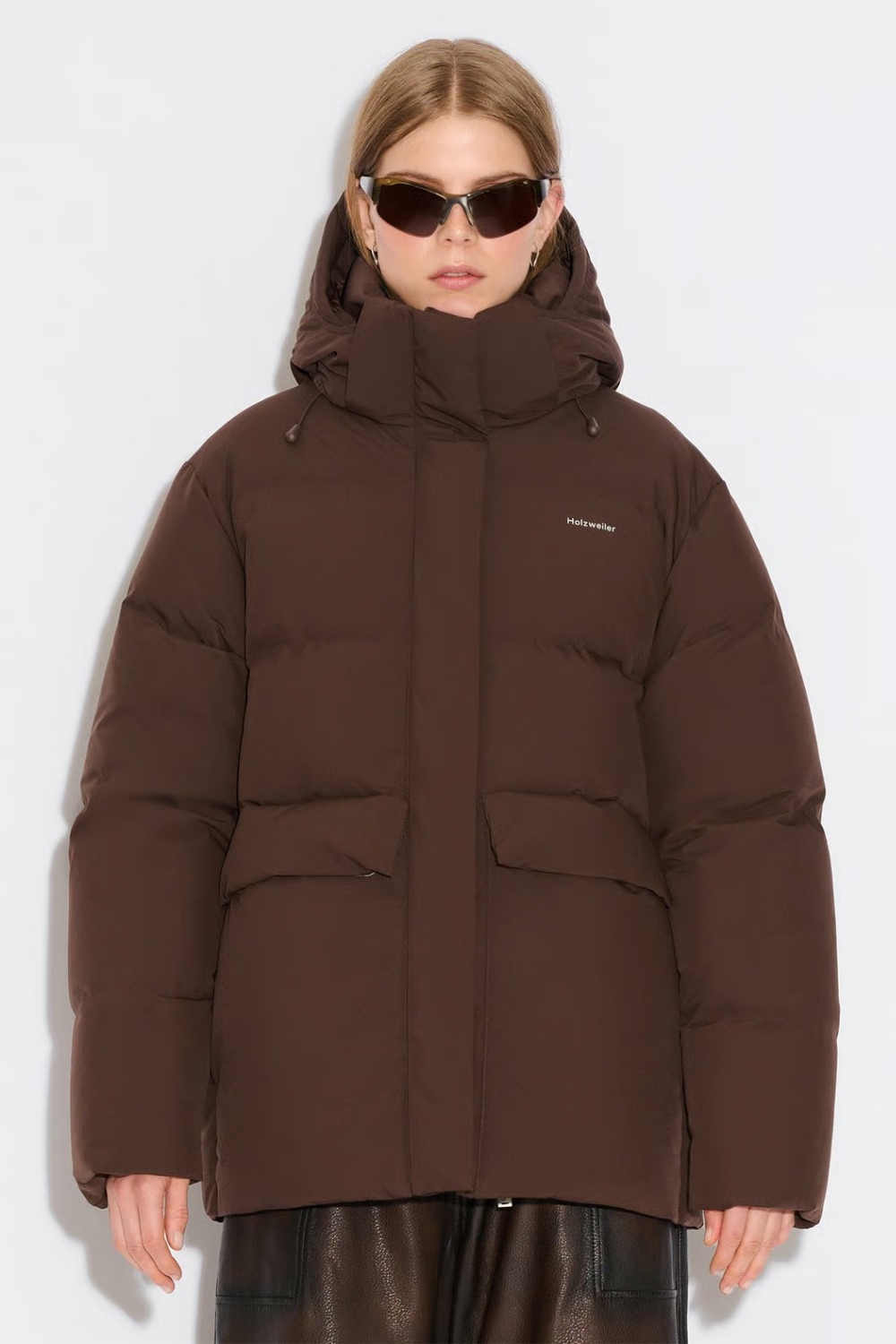 Besseggen Down Jacket - Brown - Holzweiler