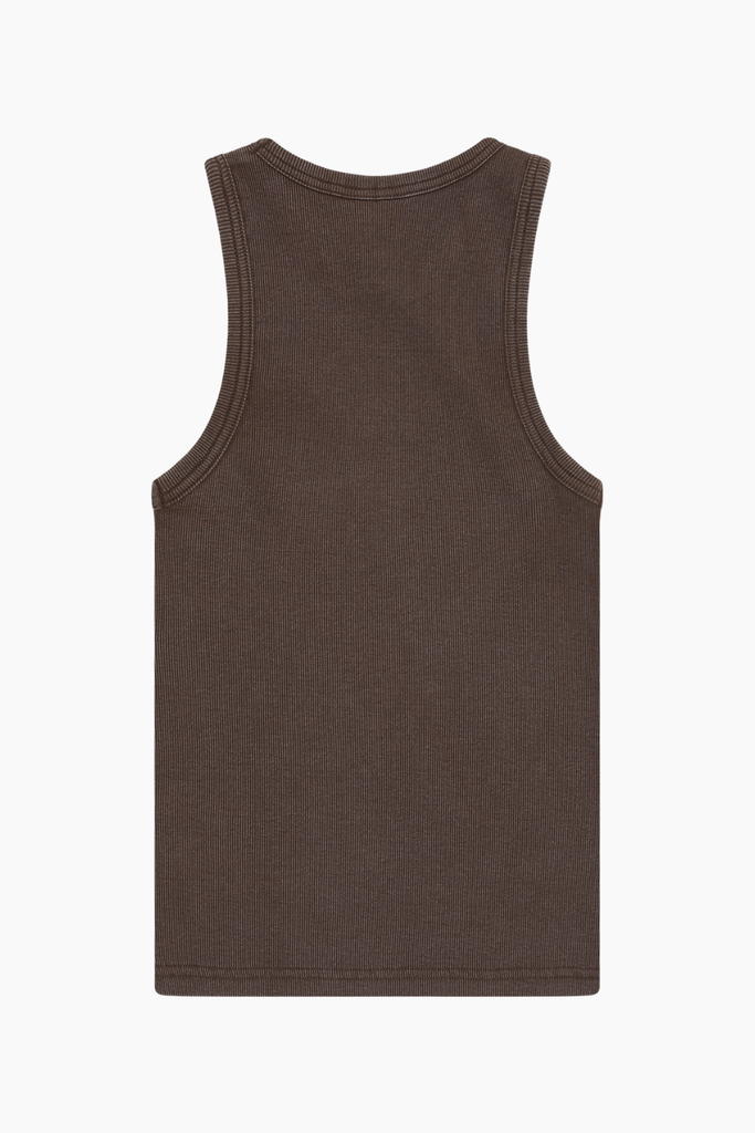 AW26 Women´s Logo Tank Top - Washed Brown - Bareen