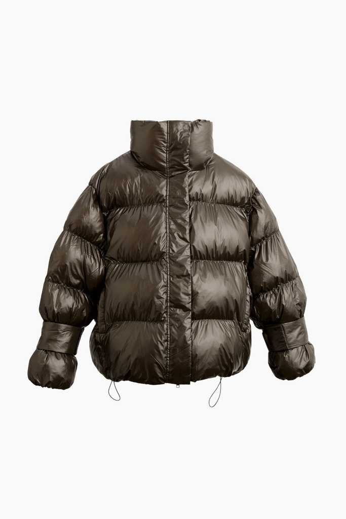 Active Collar Jacket - 4021 Dark Army - Oval Square