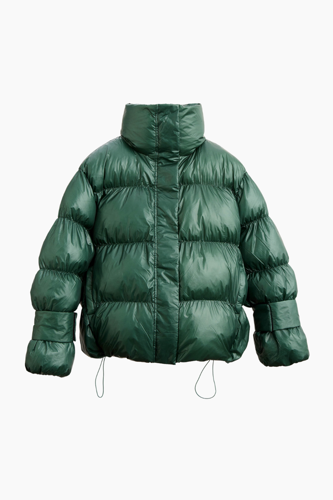 Active Collar Jacket - Pine Green - Oval Square