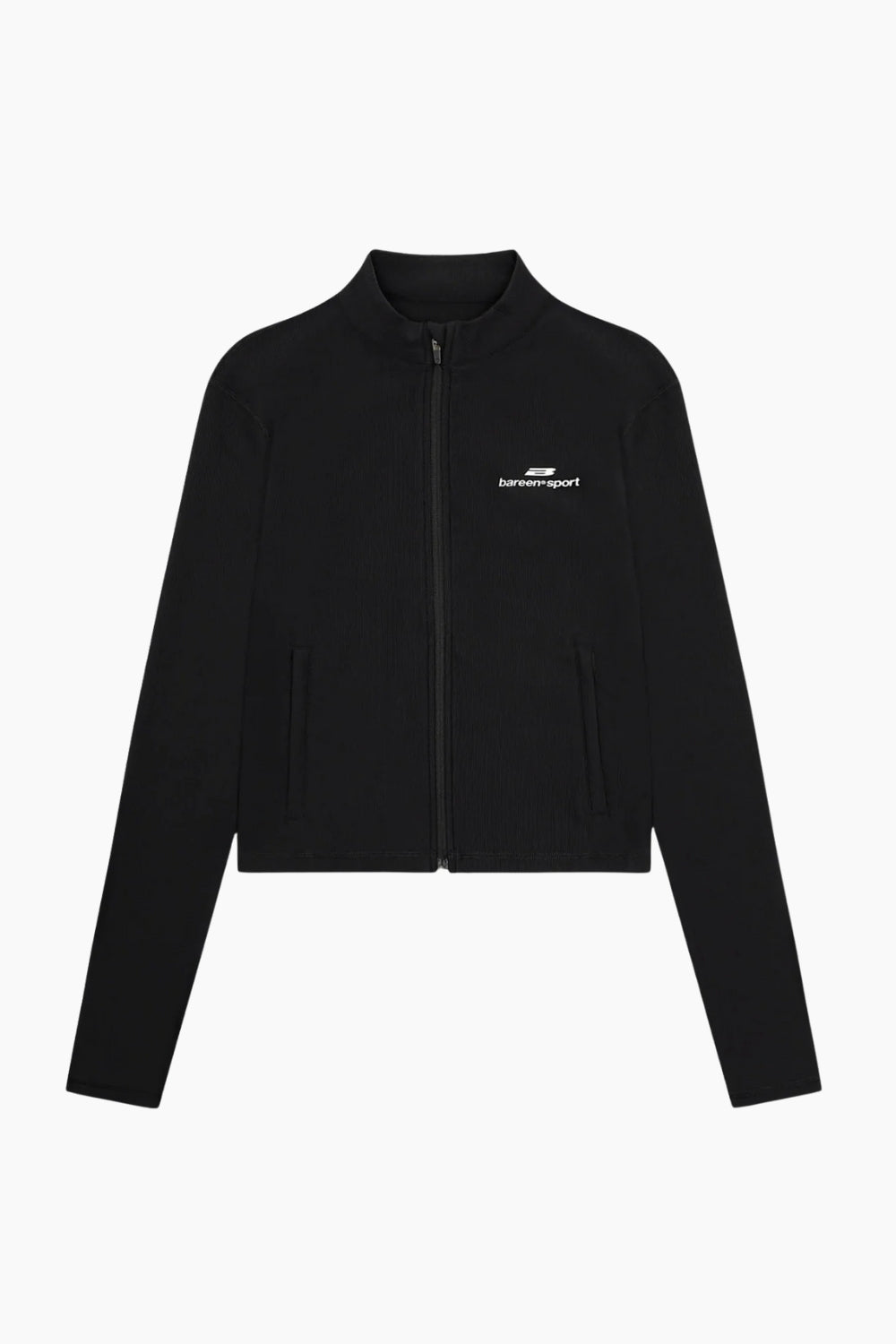 Active Longsleeve Full Zip - Black Onyx - bareen