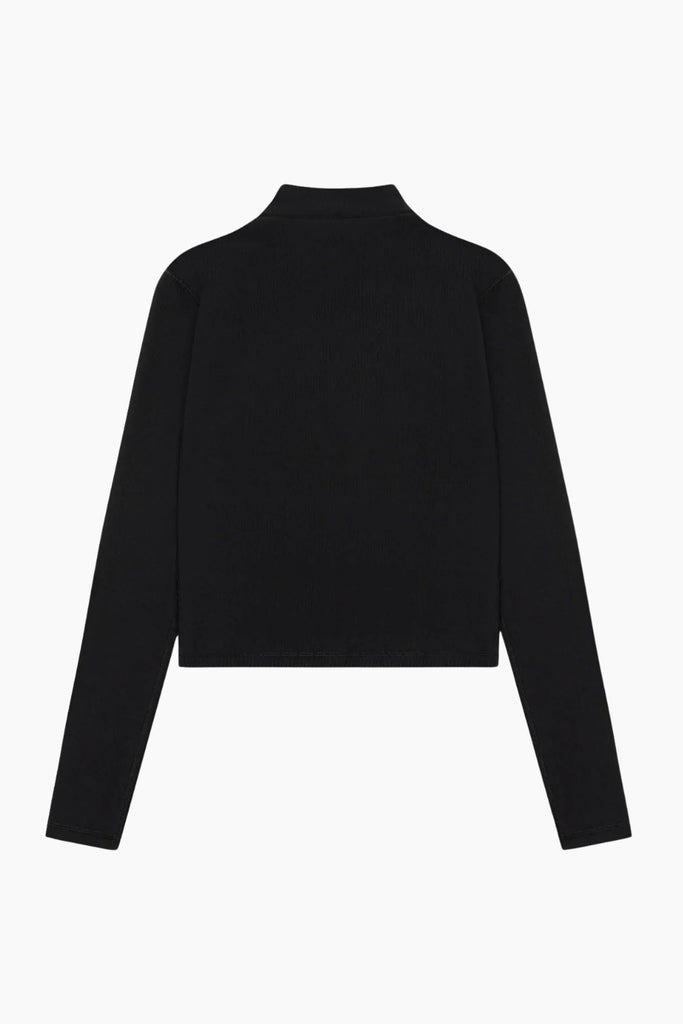 Active Longsleeve Full Zip - Black Onyx - bareen