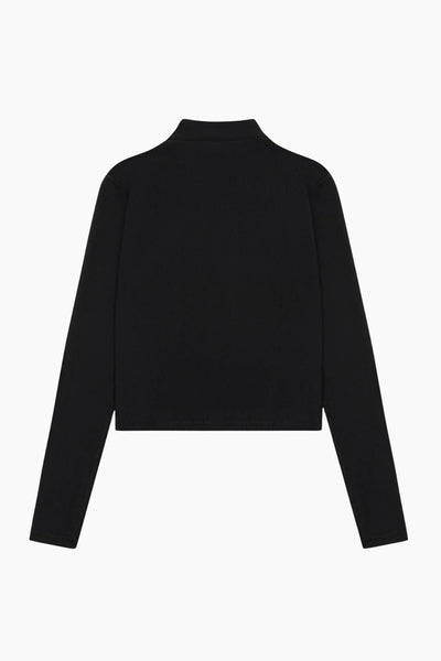 Active Longsleeve Full Zip - Black Onyx - bareen