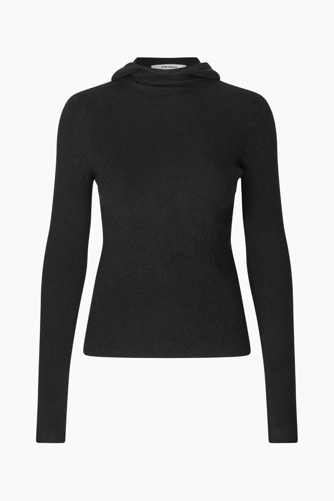 Alanis Detail Hood - Black - Oval Square