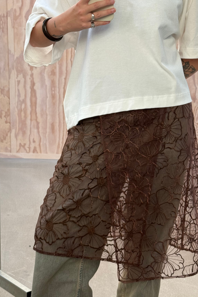 Alba Long Skirt - Brown - OpéraSPORT