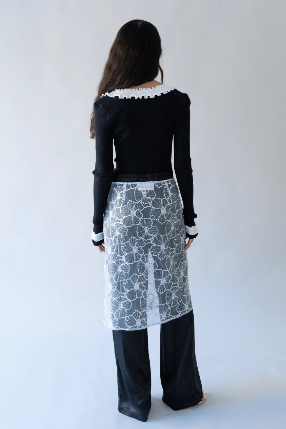 Alba Long Skirt - Ice Blue - OpéraSPORT