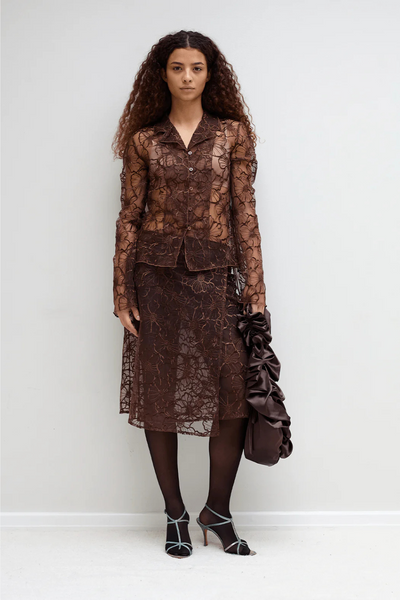 Alba Long Skirt - Brown - OpéraSPORT-2
