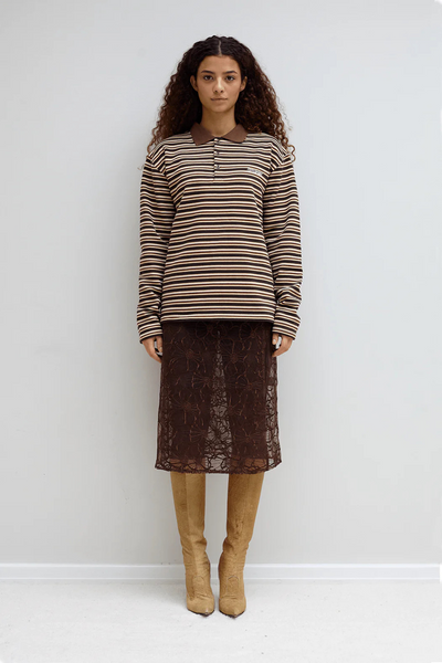 Alba Long Skirt - Brown - OpéraSPORT
