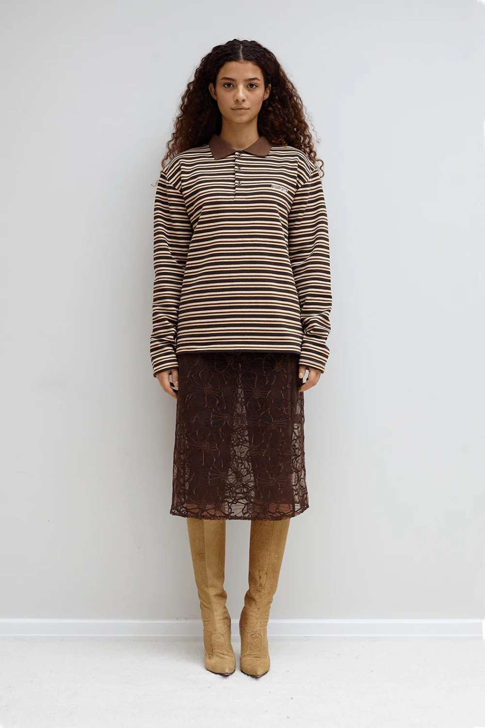 Alba Long Skirt - Brown - OpéraSPORT