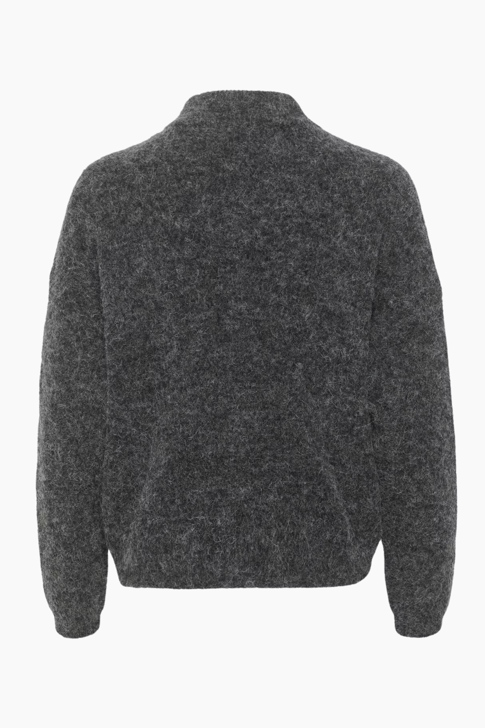 AlphaGZ Short Cardigan - Charcoal Melange - Gestuz