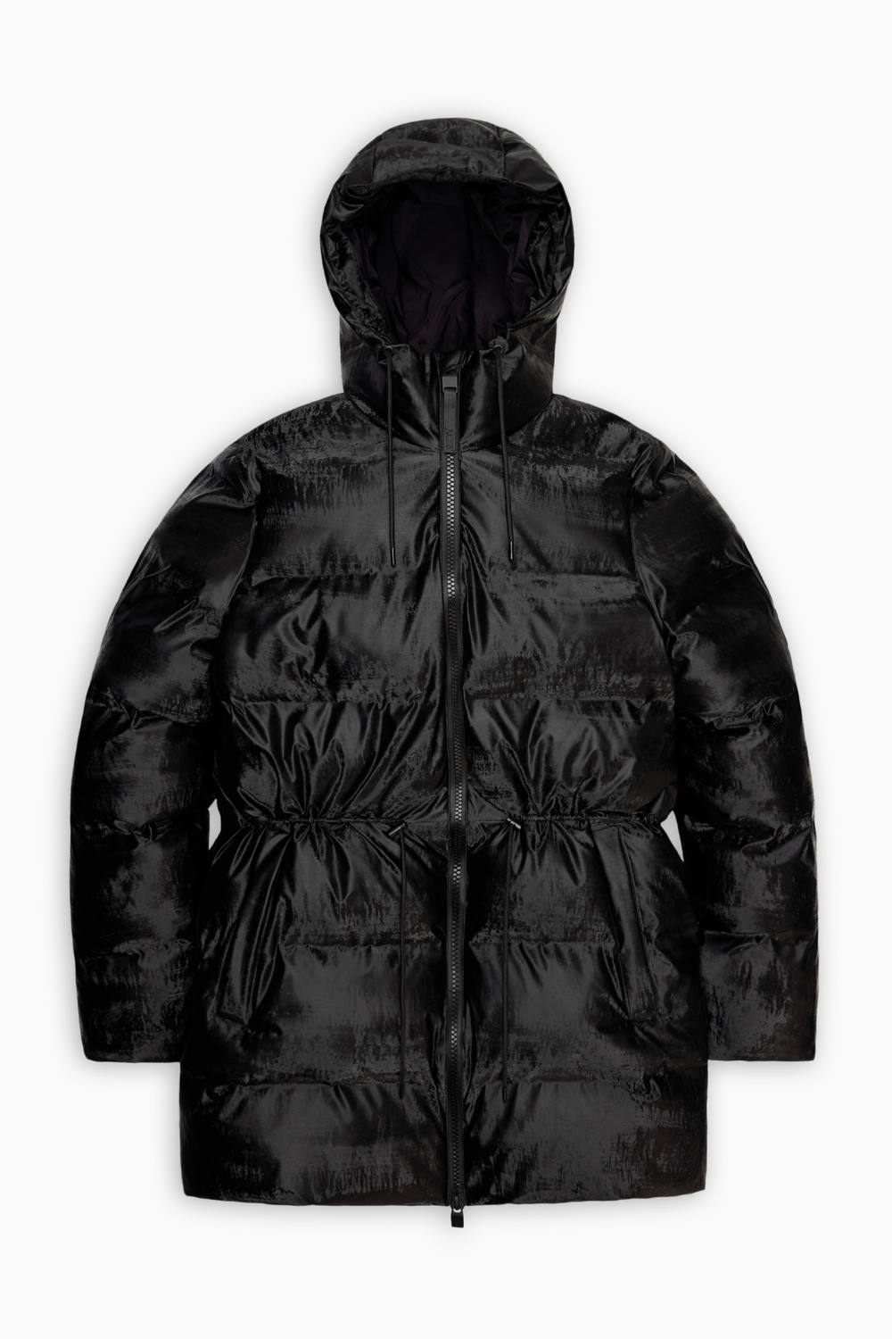 Alta Long Puffer String W Jacket W3T4 - Coal - Rains