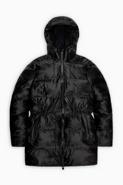 Alta Long Puffer String W Jacket W3T4 - Coal - Rains