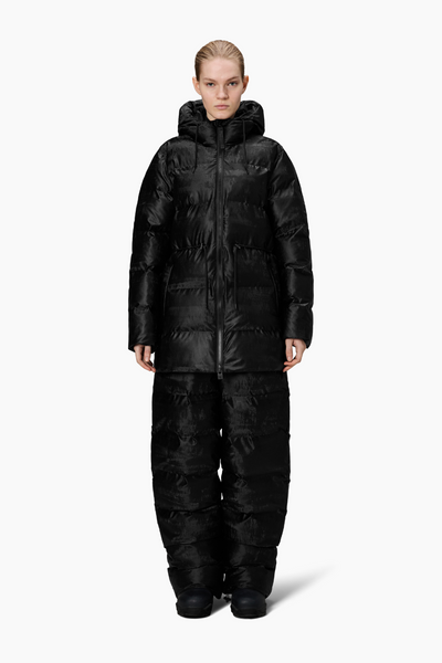 Alta Long Puffer String W Jacket W3T4 - Coal - Rains