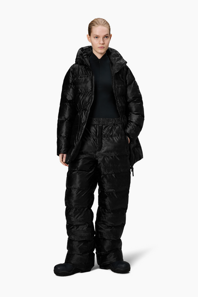 Alta Long Puffer String W Jacket W3T4 - Coal - Rains