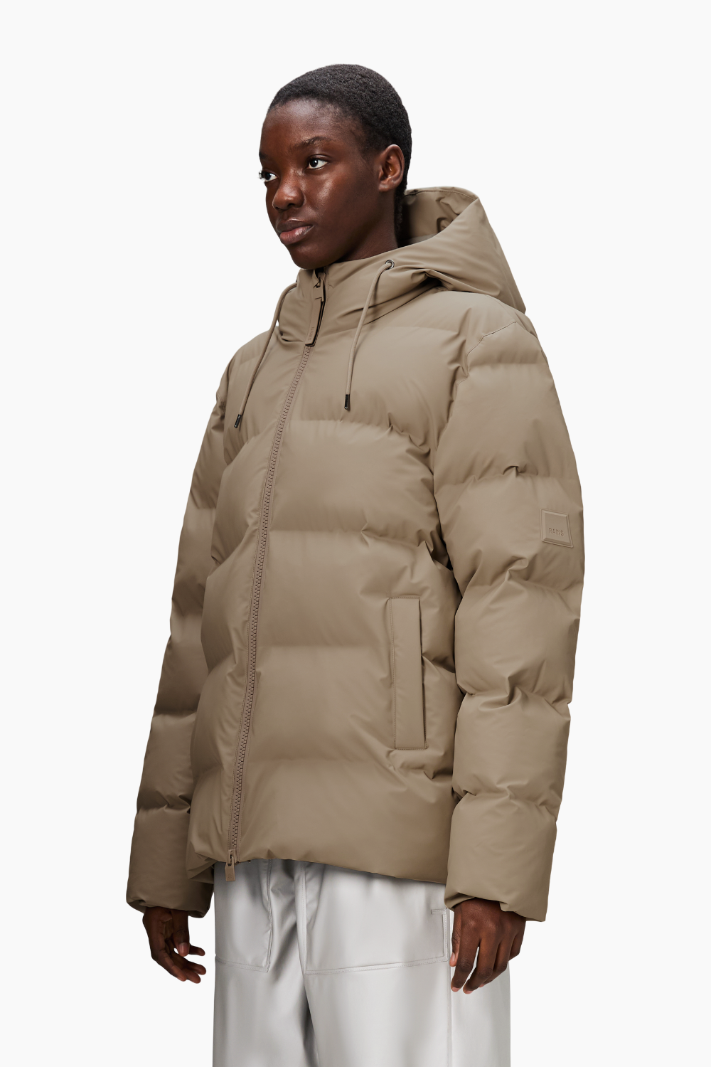 Alta Puffer Jacket W3T3 - Beige - Rains