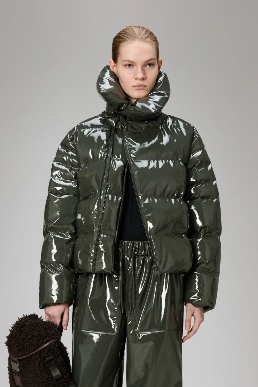 Alta Vision Short Puffer Jacket W3T3 - Swamp - Rains