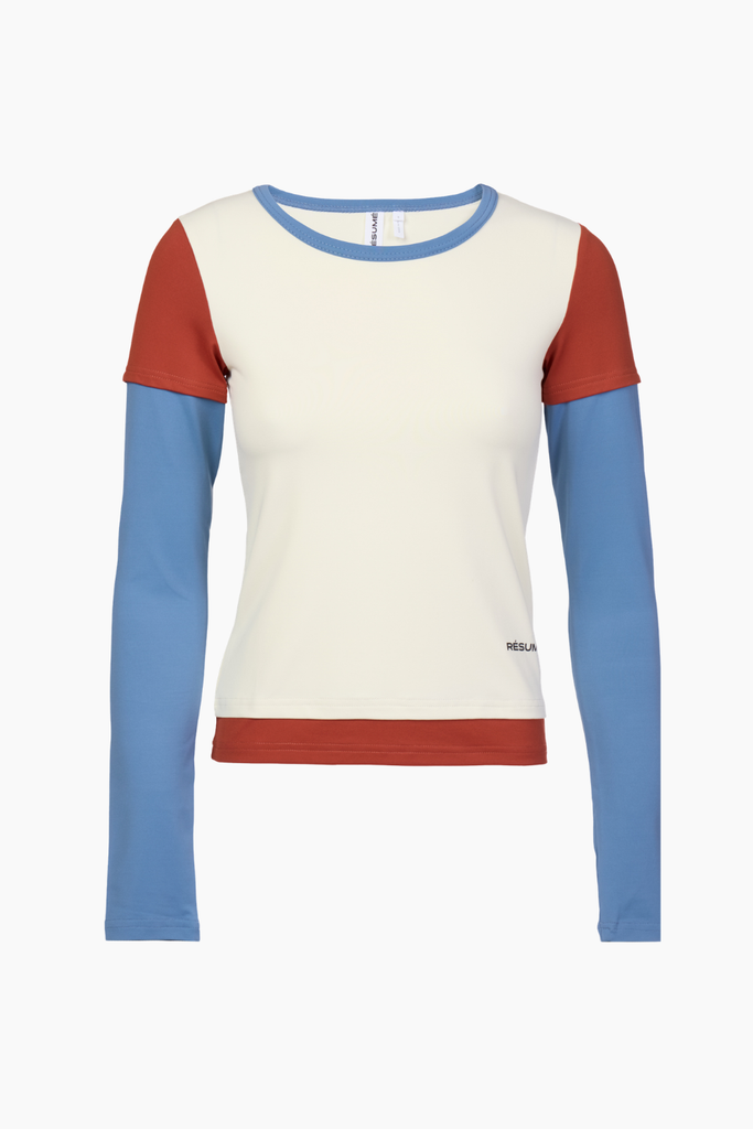 AmariRS Blouse - Multi Blue - Résumé