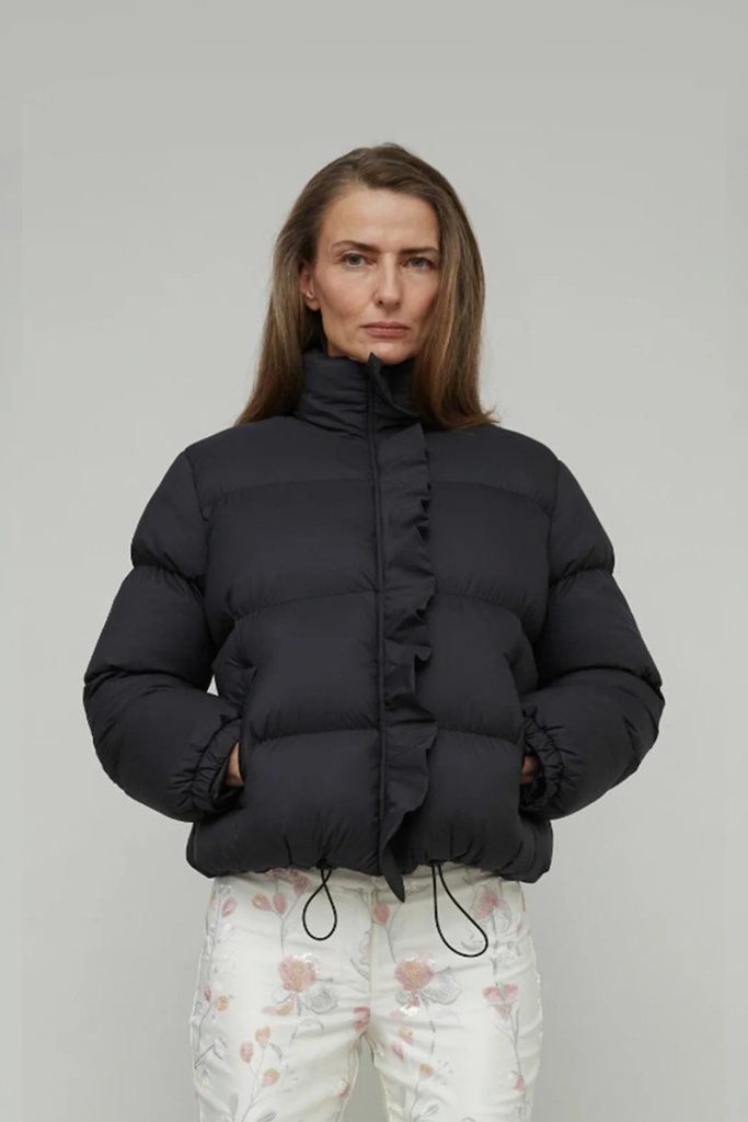 Ambra Short Puffer Jacket - Black - OpéraSPORT