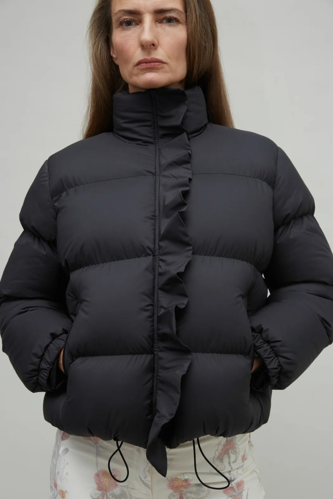 Ambra Short Puffer Jacket - Black - OpéraSPORT