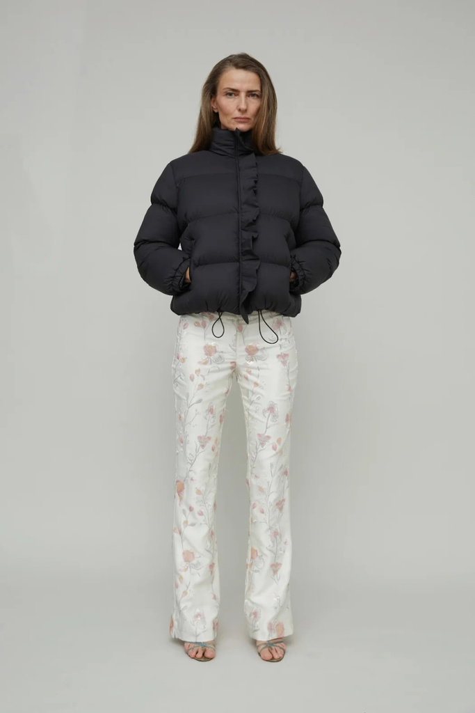 Ambra Short Puffer Jacket - Black - OpéraSPORT