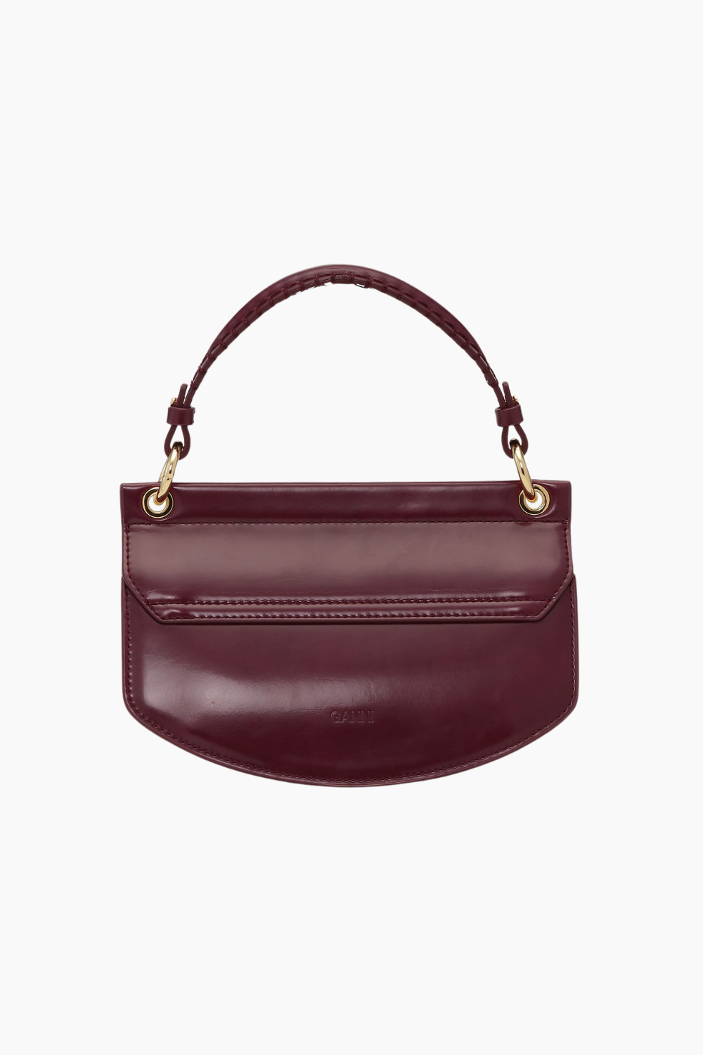 Apo-G Bag Mini Top Handle Box A6908 - Tawny Port - GANNI