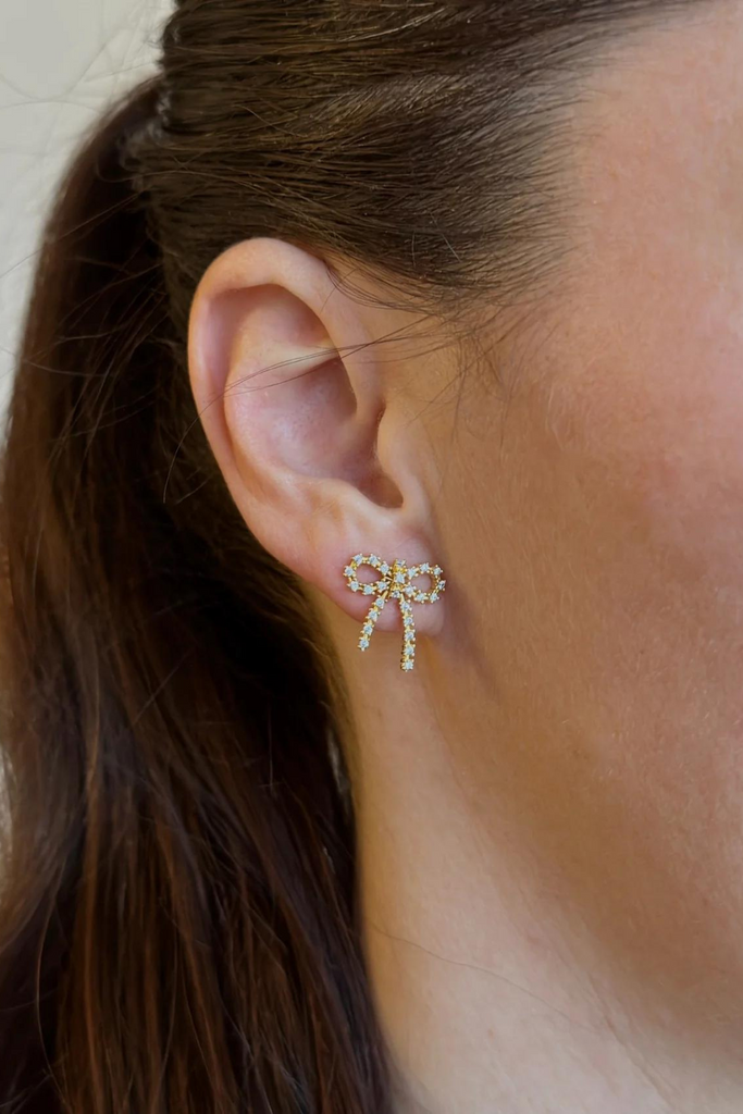 Arco Mini Crystal Studs - Goldplated - Pico