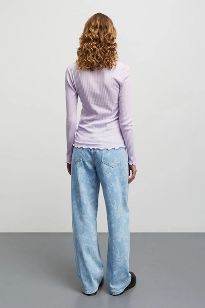 Art Denim Christel Jeans - Light Denim/ Ink Flower - Mads Nørgaard-3