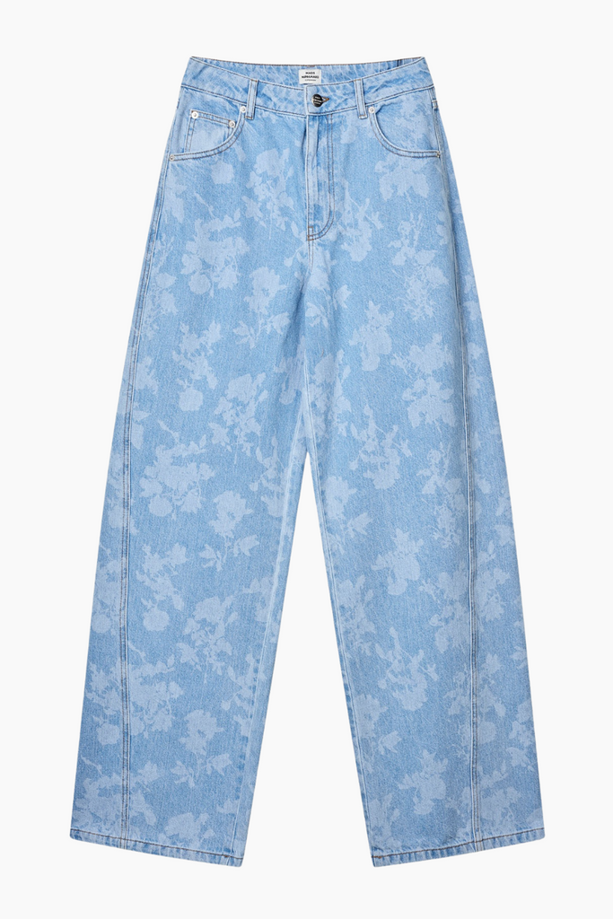 Art Denim Christel Jeans - Light Denim/ Ink Flower - Mads Nørgaard