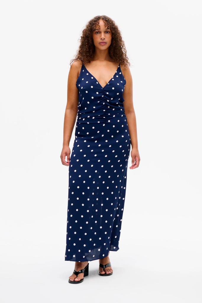Atalia Dress - Navy Creme Dot - Baum und Pferdgarten