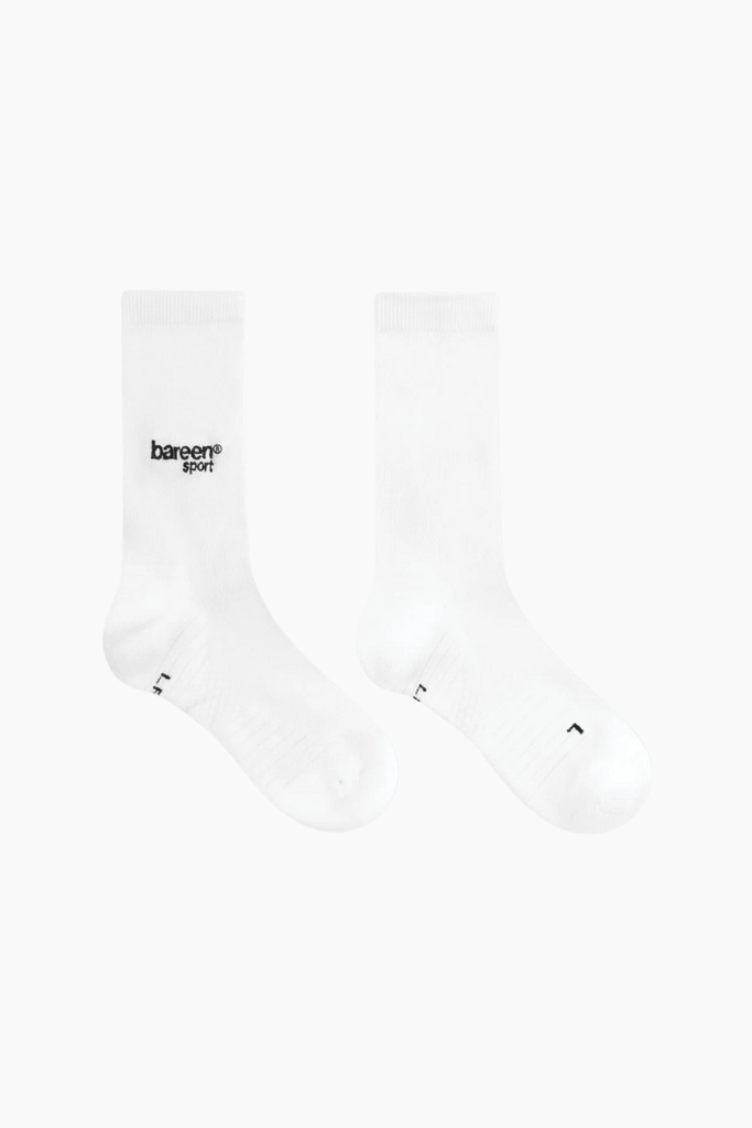 Athletic Socks 2-Pack - White - bareen
