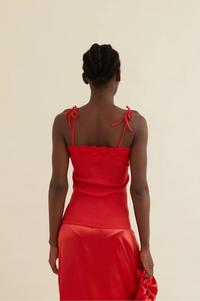 Audruy Seamless Top - Mars Red - OpéraSPORT-1